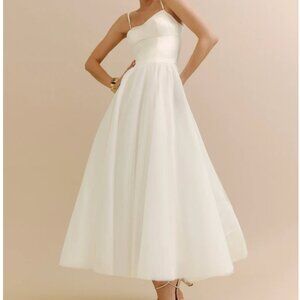 Reformation Cream Bridal Gown